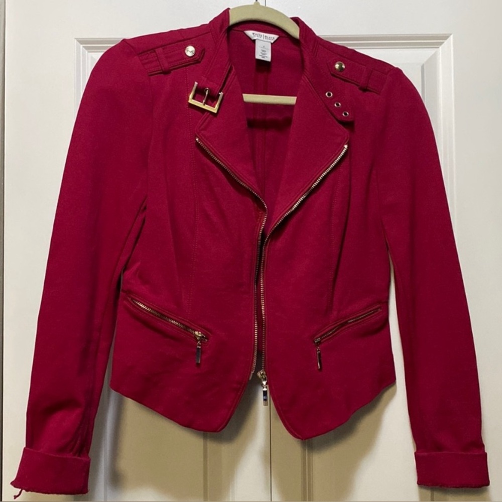 White House Black Market Red Women's Jacket